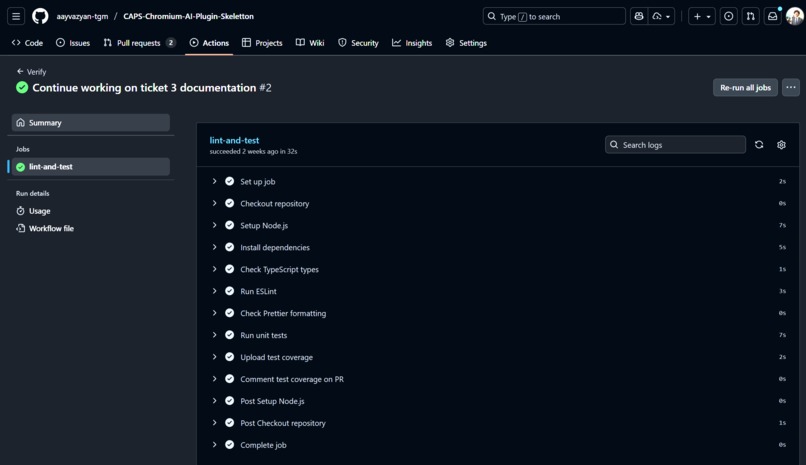 CAPS Chromium AI Plugin Skeleton – screenshot 5