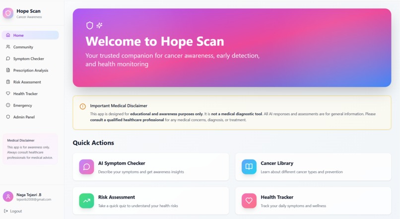 Hope Scan – Together We Win Against Cancer. – screenshot 1