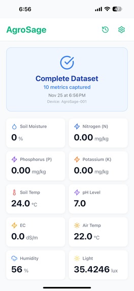 AGROSAGE - Smart Soil Monitoring for Modern Farmers – screenshot 5