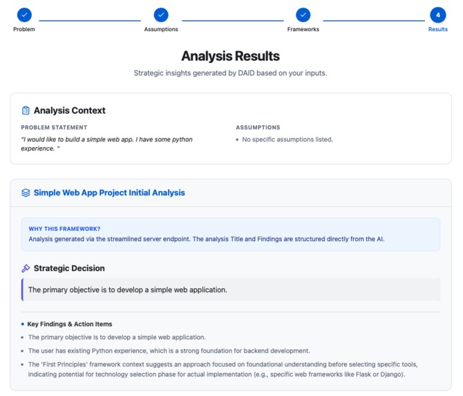 DAID - The Decision & Action Intelligence Designer – screenshot 3