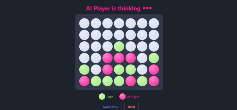 Connect4 game player – screenshot 2