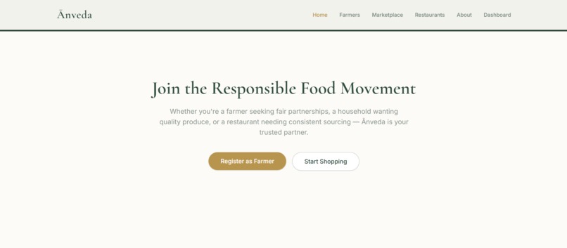 Anveda-Responsible Food ,Refined for the Elite  – screenshot 4