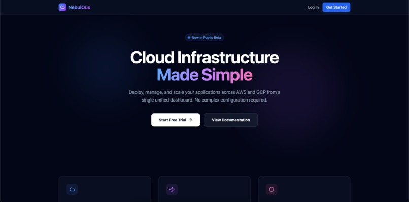 NebulOus - Cloud Platform – screenshot 1