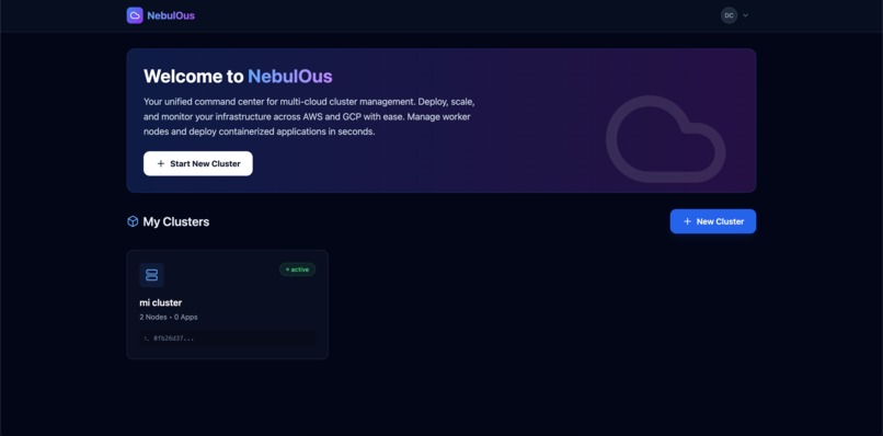 NebulOus - Cloud Platform – screenshot 3