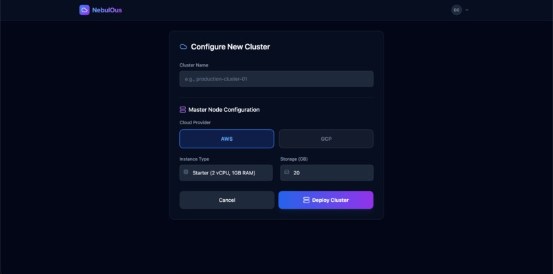 NebulOus - Cloud Platform – screenshot 4
