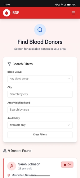 Blood Donor finder  – screenshot 6