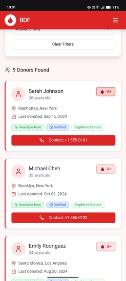 Blood Donor finder  – screenshot 7