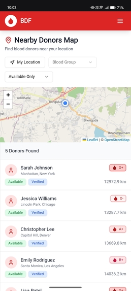 Blood Donor finder  – screenshot 8