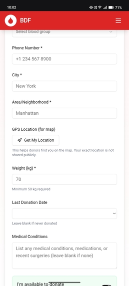 Blood Donor finder  – screenshot 11