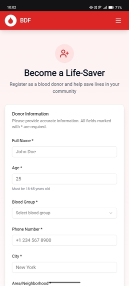 Blood Donor finder  – screenshot 10