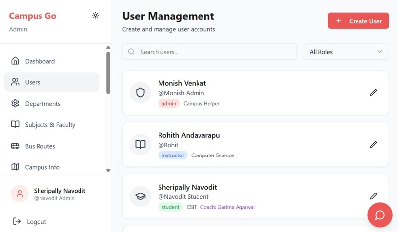 Campus GO – screenshot 2