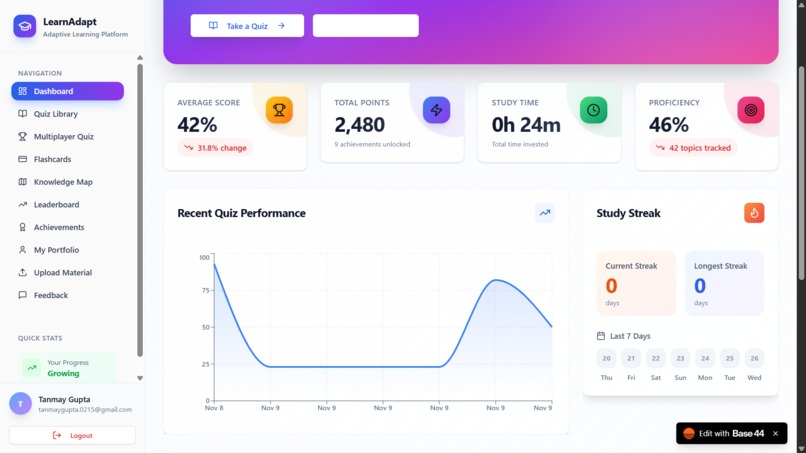 Learn Adapt – screenshot 2