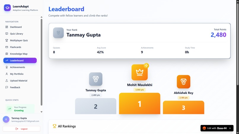 Learn Adapt – screenshot 3