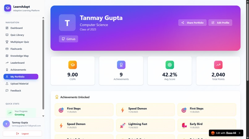 Learn Adapt – screenshot 4