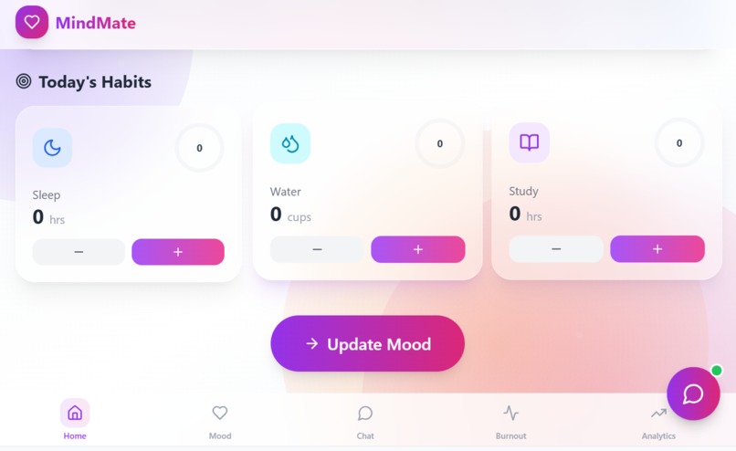 Mindmate AI-Student Wellness & Burnout Prediction  App – screenshot 2