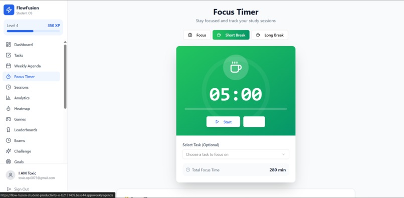 FlowFusion — Student Productivity OS – screenshot 8