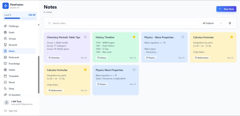 FlowFusion — Student Productivity OS – screenshot 13