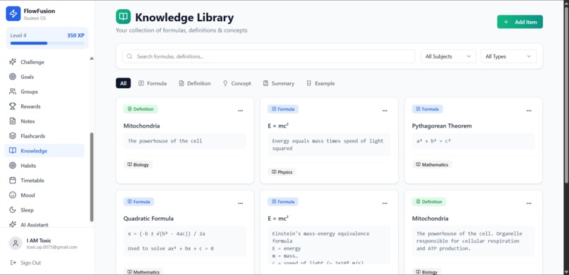 FlowFusion — Student Productivity OS – screenshot 16