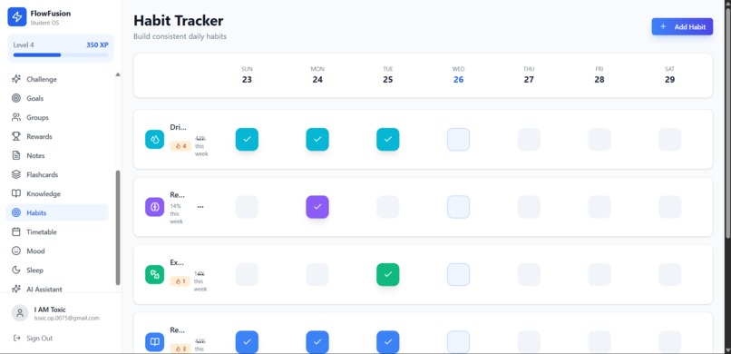 FlowFusion — Student Productivity OS – screenshot 17