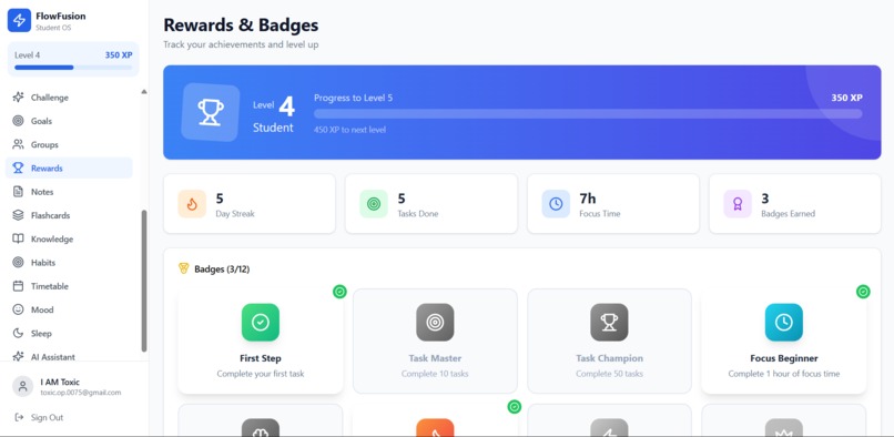 FlowFusion — Student Productivity OS – screenshot 19