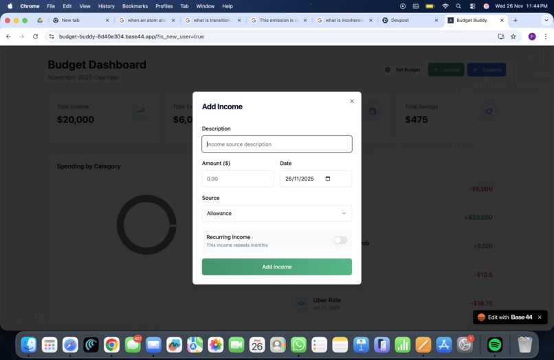Budget Buddy - Student Finance Tracker – screenshot 2