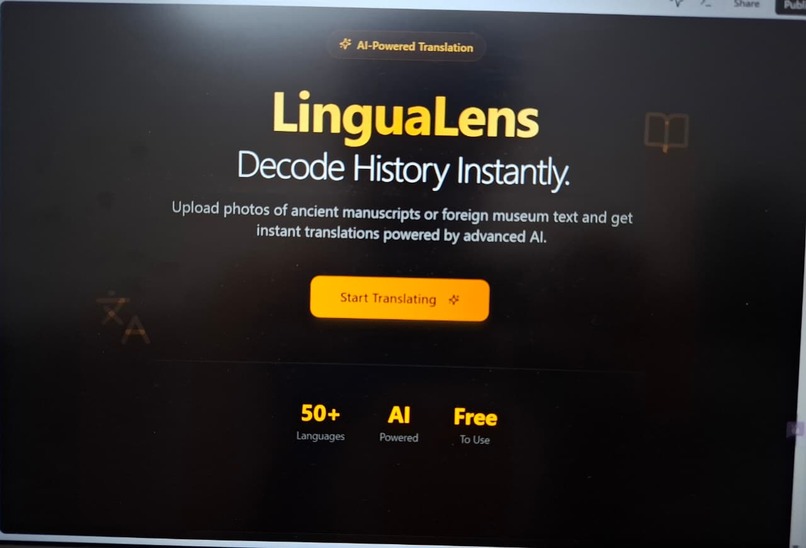 Lingua-lens: – screenshot 1