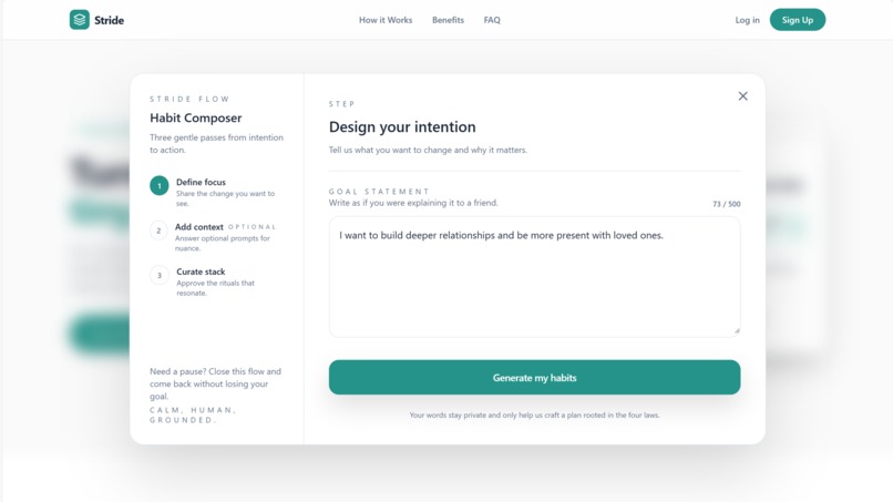 Stride - AI-Powered Atomic Habits Tracker – screenshot 3