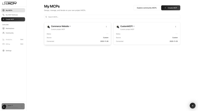 LinkMCP – screenshot 2