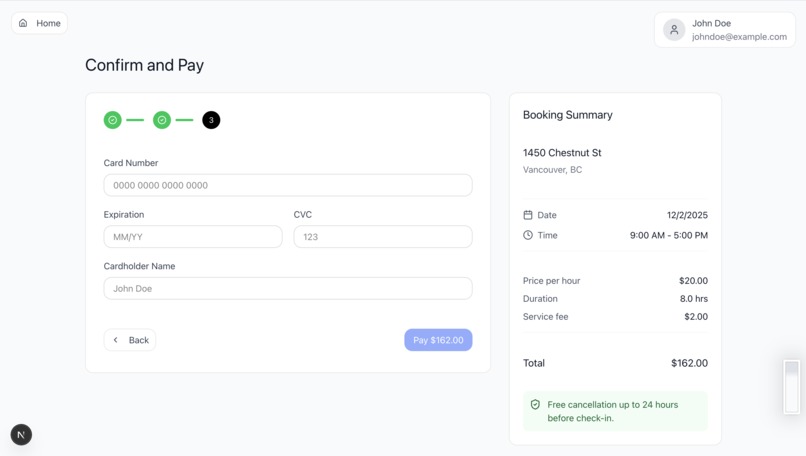 ParkShare – screenshot 2