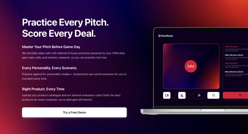 PitchPoint – screenshot 2