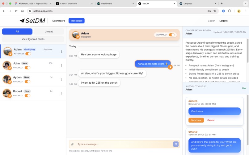 SetDM – screenshot 2
