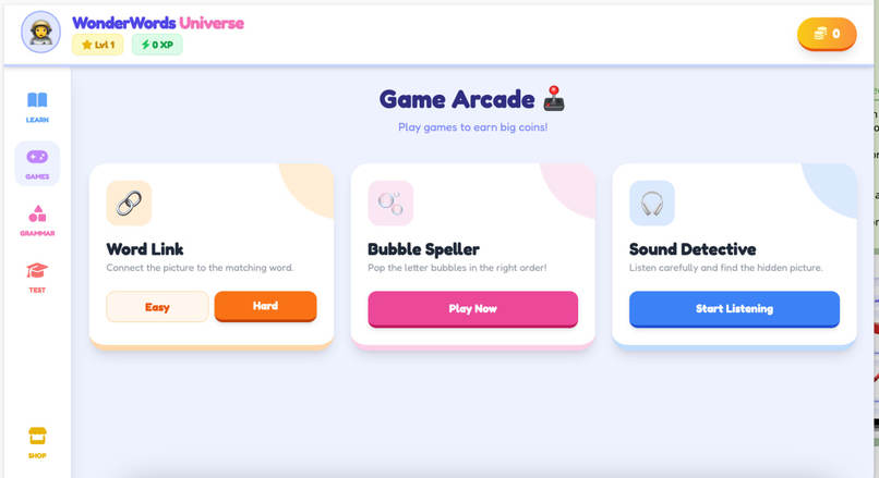 WonderWords – screenshot 2