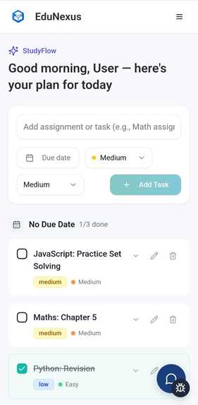 EduNexus – screenshot 2
