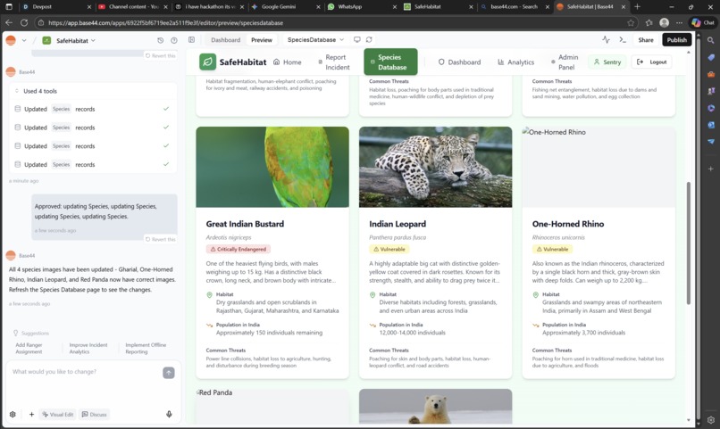 SafeHabitat – Community Wildlife Protection Network – screenshot 9