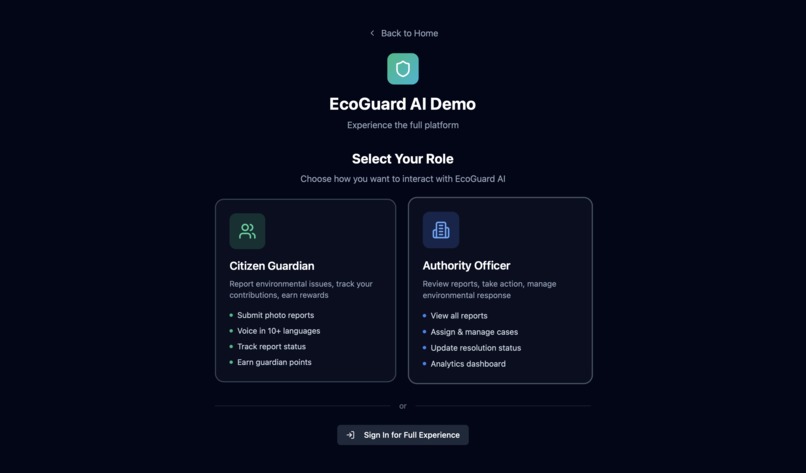 EcoGuard AI – screenshot 2