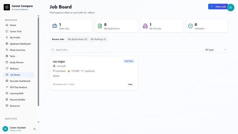 AI-Powered Career Guidance and Development – screenshot 7