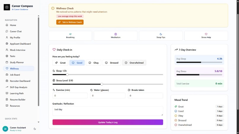 AI-Powered Career Guidance and Development – screenshot 6
