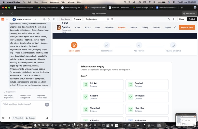 BASE Sports Tournament Hub – screenshot 4