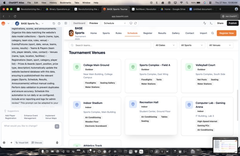 BASE Sports Tournament Hub – screenshot 7