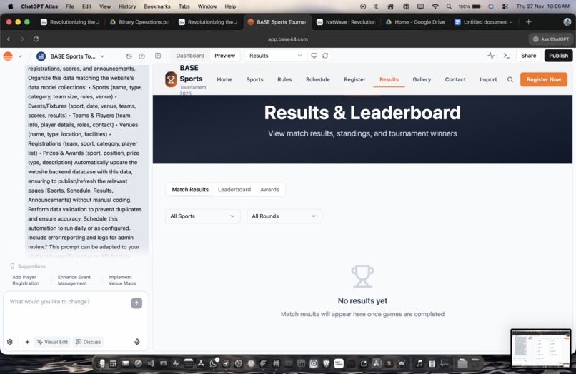 BASE Sports Tournament Hub – screenshot 8