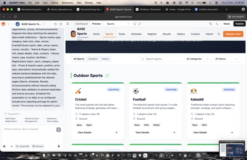 BASE Sports Tournament Hub – screenshot 9
