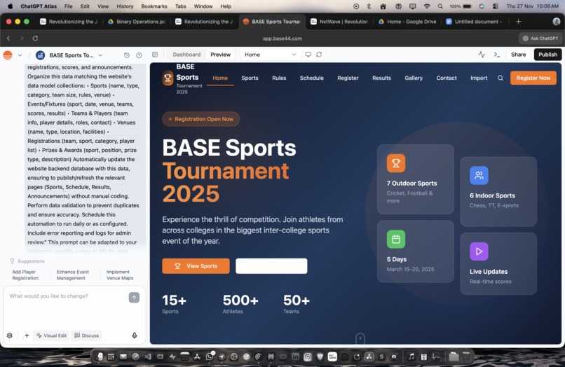 BASE Sports Tournament Hub – screenshot 11