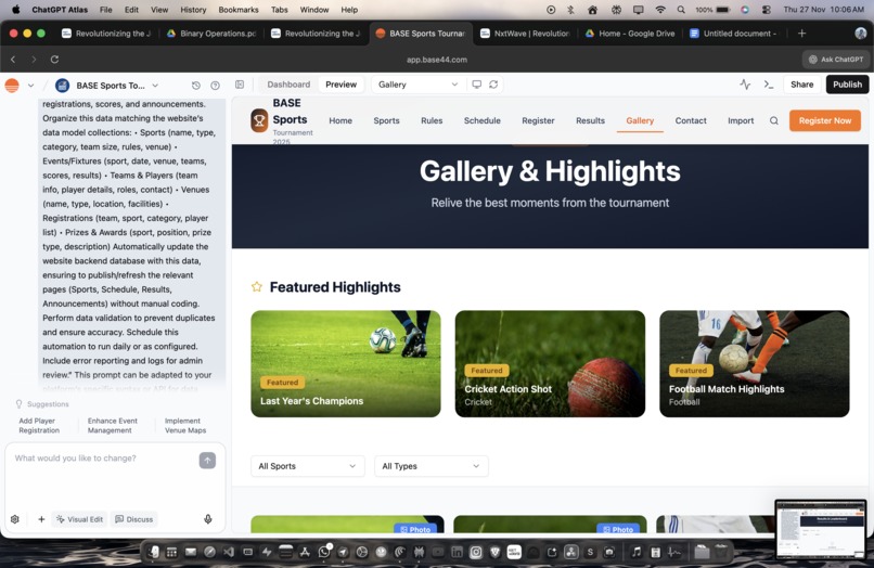 BASE Sports Tournament Hub – screenshot 12