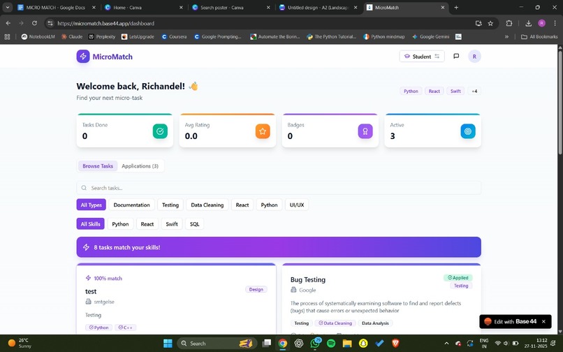 MicroMatch – screenshot 3