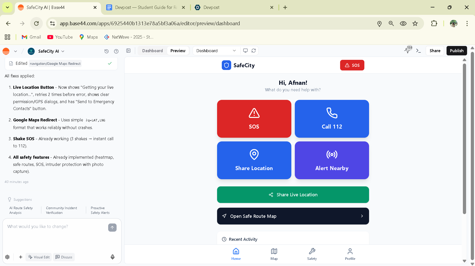 SafeCity AI | Devpost