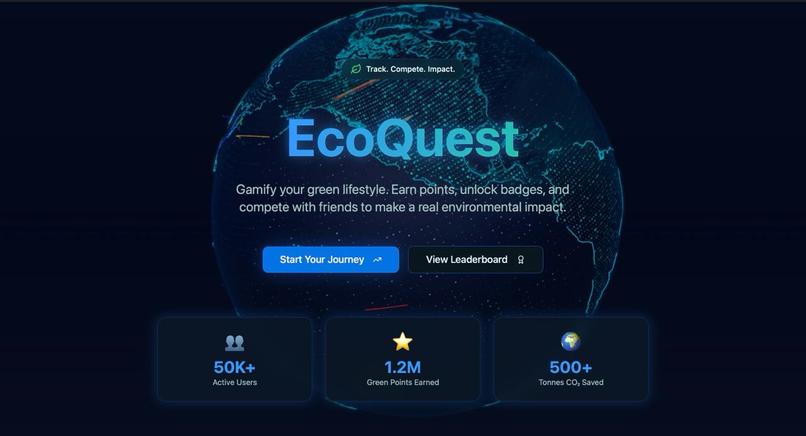 Gamified carbon footprint tracker for urban youth – screenshot 3