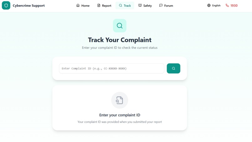 Cybercrime Support – screenshot 3