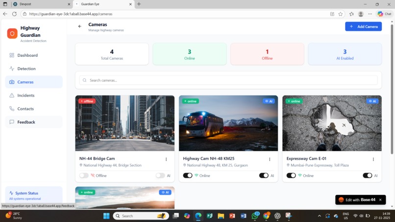 Accident detection sensor – screenshot 6
