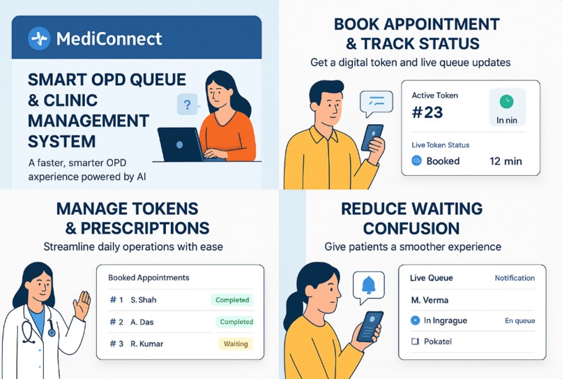 MediConnect – Smart OPD & Clinic Management System | Devpost