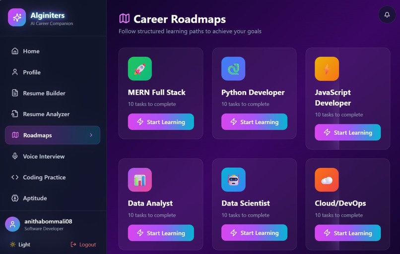 AIgniters – AI Career & Learning Co-Pilot – screenshot 3